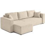 Bestmobilier - topaze - canapé d'angle réversible - 4 places - convertible avec coffre - en tissu velours ... Bestmobilier - topaze - canapé d'angle réversible - 4 places - convertible avec coffre - en tissu velours ...