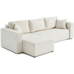 Bestmobilier - topaze - canapé d'angle réversible - 4 places - convertible avec coffre - en tissu velours ... Bestmobilier - topaze - canapé d'angle réversible - 4 places - convertible avec coffre - en tissu velours ...