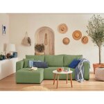 Bestmobilier - topaze - canap d'angle rversible - 4 places - convertible avec coffre - en velours ctel ...