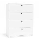 Topeshop - loka - meuble  chaussures 4 abattants ? design moderne ? blanc
