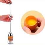 Toqueur a oeuf professionnel en inox pour couper coque oeuf d'ouverture