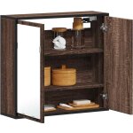 Torana - armoire  miroir de salle de bain chne marron bois ingnierie