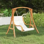 Balancelle sans balançoire et coussin bois courbé Balancelle sans balançoire et coussin bois courbé