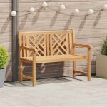 Torana - banc de marron 114 x 60 x 90 cm bois de teck solide Torana - banc de marron 114 x 60 x 90 cm bois de teck solide