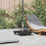 Torana - pied de parasol noir 45 x 45 x 43 cm granit, acier