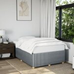 Torana - cadre de lit sans matelas gris clair 120x190 cm tissu Torana - cadre de lit sans matelas gris clair 120x190 cm tissu