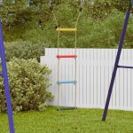 Torana - chelle de corde pour enfants avec 4 chelons multicolore