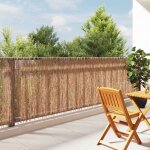 Torana - clture en brande marron 600 x 125 cm bois de brosse