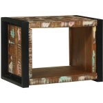 Torana - cube mural marron 55 x 35 x 40 cm bois massif de r�cup�ration