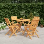 Torana - ensemble  manger de 5 pcs bois de teck massif