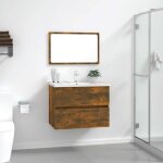 Torana - ensemble de meubles de salle de bain 2 pcs chêne fumé Torana - ensemble de meubles de salle de bain 2 pcs chêne fumé