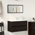 Torana - ensemble de meubles de salle de bain 2 pcs ch�ne noir