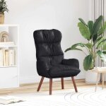 Torana - fauteuil relaxant noir 69 x 74 x 93 cm faux cuir
