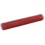 Torana - grillage acier avec rev�tement en pvc 10x1 m rouge