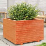Torana - jardinière cire marron 70x70x49, 5 cm bois de pin massif Torana - jardinière cire marron 70x70x49, 5 cm bois de pin massif