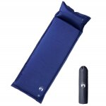 Torana - matelas de camping autogonflant oreiller 1 personne bleu marine