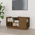 Torana - meuble tv marron miel 80x35x40, 5 cm bois de pin massif