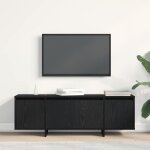 Torana - meuble tv noir 120 x 30 x 40. 5 cm bois d'ing�nierie