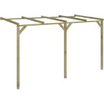 Pergola  appentis 2 x 4 x 2, 2 m bois
