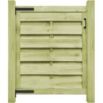 Torana - portillon bois de pin impr�gn� 100x100 cm vert