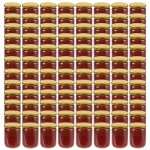 Torana - pots � confiture avec couvercle dor� 96 pcs verre 230 ml