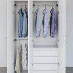 Rails de garde - robe tlescopiques 2 pcs argent 58 - 100 cm