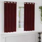 Torana - rideaux 2 pcs rouge bordeaux 140 x 175 cm velours Torana - rideaux 2 pcs rouge bordeaux 140 x 175 cm velours