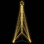 Sapin de nol  led 363 led blanc chaud 182 cm