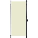 Store roulant d'extrieur 100 x 270 cm crme