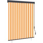 Torana - store roulant d'ext�rieur 140x250 cm blanc et orange