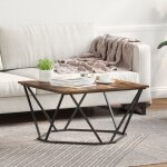 Torana - table basse chêne fumé 80 x 80 x 45 cm Torana - table basse chêne fumé 80 x 80 x 45 cm