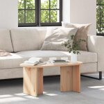 Torana - table basse naturel 80 x 39, 5 x 35 cm bois de pin massif