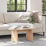 Torana - table basse naturel 80 x 40 x 35 cm bois massif en pin