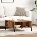 Torana - table basse bois ancien 60 x 60 x 30 cm bois d'ing�nierie