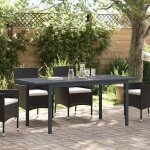 Torana - table d'extension anthracite 180 x 80 x 76 cm acier Torana - table d'extension anthracite 180 x 80 x 76 cm acier
