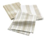 Douceur d'intrieur - torchon 50x70 cm - ray - beige