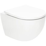 Swiss aqua technologies - tornado wc sans bride avec abattant softclose et fixations invisibles, blanc ...