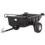 Torros - remorque simple essieu 680 kg benne en plastique pe basculante 1750 x 1012 x 454 mm ahr680p2 ...