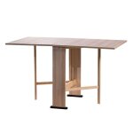 Toscohome - console pliante peu encombrante coloris ch�ne 21x74x78h cm - misty