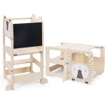 Haloyo - tour d'apprentissage enfant, tour d'apprentissage tableau à craie tabouret bureau 3 en 1, tour ... Haloyo - tour d'apprentissage enfant, tour d'apprentissage tableau à craie tabouret bureau 3 en 1, tour ...