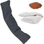 Tour de cou chauffant fishtec graines de lain et lavande - micro - ondes - rechauffe et soulage les douleurs ...