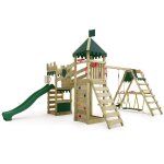 Tour de jeux château des chevaliers riverrun avec balançoire surfswing & toboggan, cabane de jeu avec ... Tour de jeux château des chevaliers riverrun avec balançoire surfswing & toboggan, cabane de jeu avec ...
