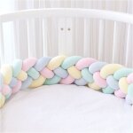 Tour de lit 3m 4 tissage bebe coussin serpent tresse pare - chocs protection en velours tour de lit pepiniere ... Tour de lit 3m 4 tissage bebe coussin serpent tresse pare - chocs protection en velours tour de lit pepiniere ...