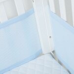 Tour de lit pour bébé - 4 côtés - doublure en maille 3d sans danger pour la circulation de l'air Tour de lit pour bébé - 4 côtés - doublure en maille 3d sans danger pour la circulation de l'air