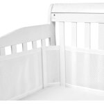 Tour de lit pour bébé, tour de lit pour bébé, doublure en maille 3d anti - flux d'air, bordure de lit ... Tour de lit pour bébé, tour de lit pour bébé, doublure en maille 3d anti - flux d'air, bordure de lit ...