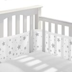 Tours de lit bb, tour de lit respirant doublure en maille 3d anti - flux d'air, pour nouveau - ns, ...