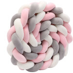 Tour de lit tresse - douce tour de lit bebe 2m id�al pour la s�curit� de votre b�b�