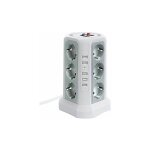 Tour multiprise parafoudre et surtension, multiprise electrique avec 5 ports usb et 12 prises, multiprise ... Tour multiprise parafoudre et surtension, multiprise electrique avec 5 ports usb et 12 prises, multiprise ...