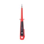 Tournevis plat testeur de courant (10 - 500v) 15cm rouge silamp Tournevis plat testeur de courant (10 - 500v) 15cm rouge silamp