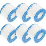 Toyvian 6 pi�ces filtre piscine type cartouche vi pour pompe filtration piscine compatible marque leader ...